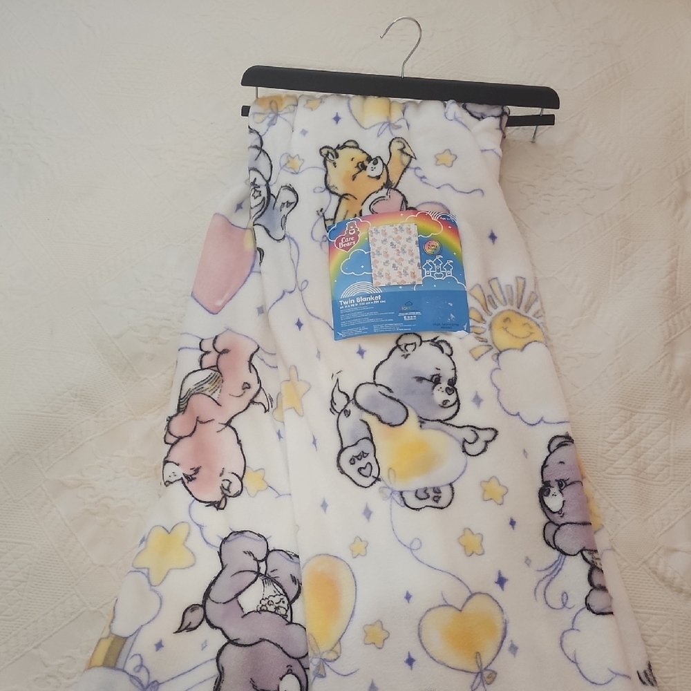Colorful CARE Bear Blanket